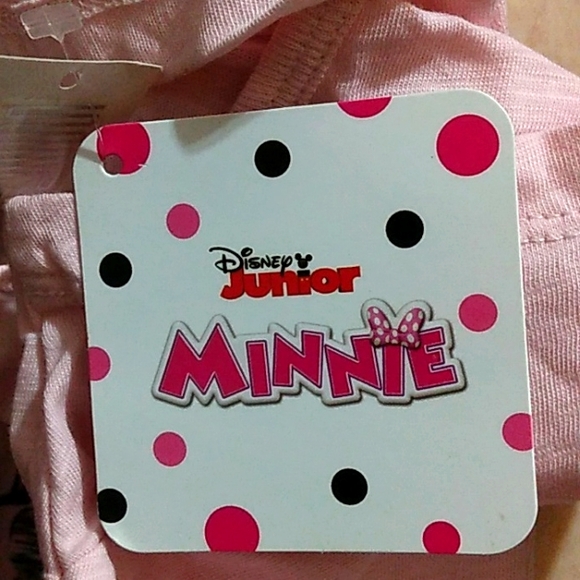 ☆NWT☆Adorable Disney MINNIE MOUSE Pink Short Sleeve Top☆Toddler 5T - Picture 9 of 9